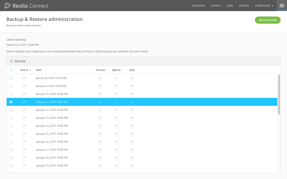 screenshot of Resilio Active Everywhere